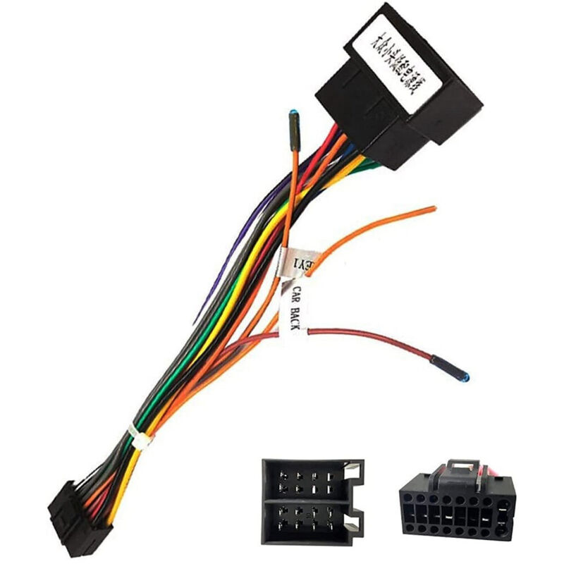 foto del prodotto cavo adattatore da 16 pin a iso presa standard autoradio android linee controllo trade shop traesio