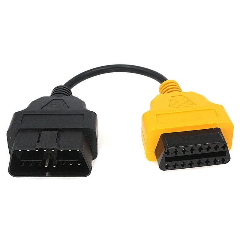 foto del prodotto cavo adattatore diagnostico ymyny ecu scan obd2 giallo per fiat ecuscan multi scan