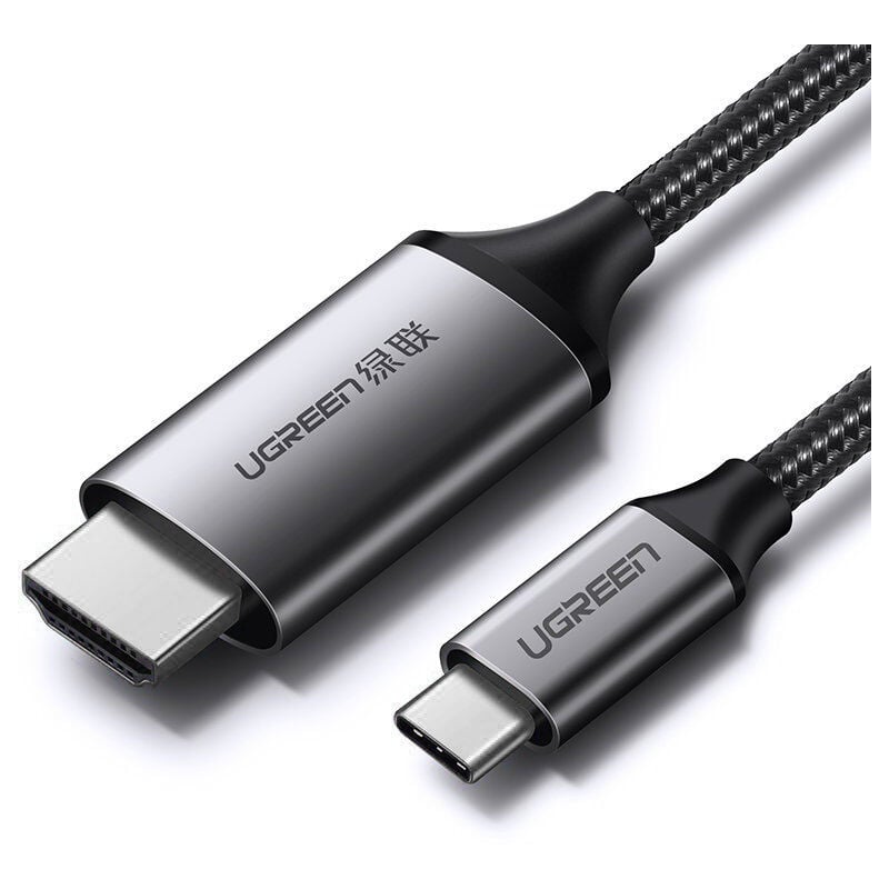 foto del prodotto cavo adattatore hdmi a usb-c 4k 60hz 1,5 m nero-grigio