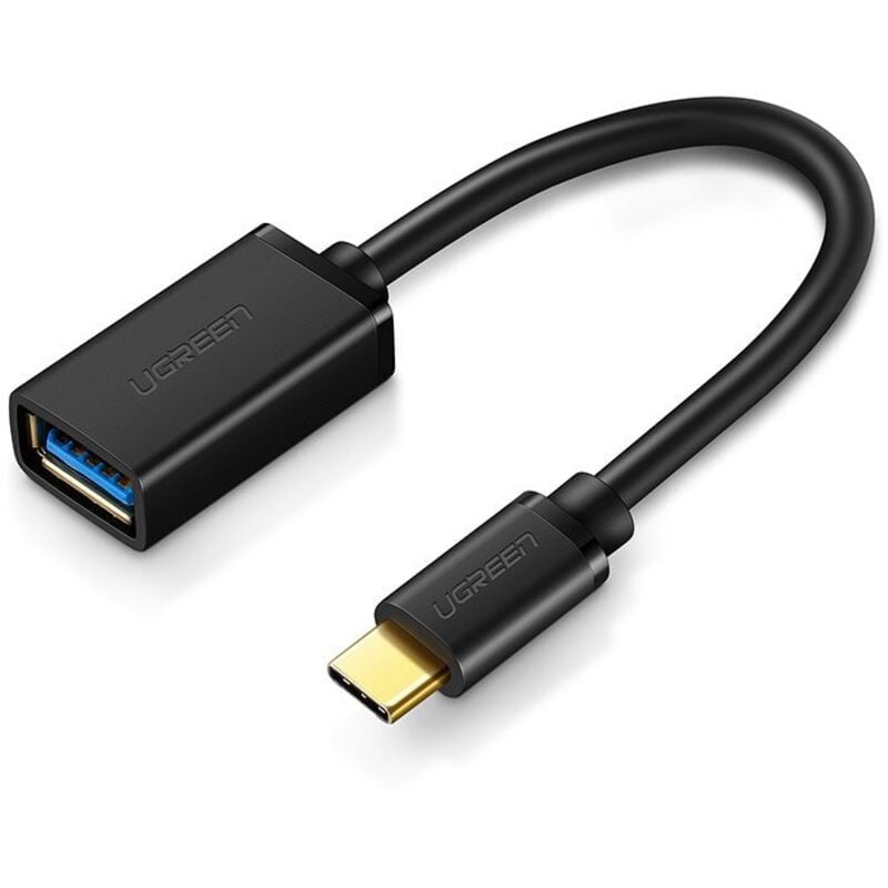 foto del prodotto cavo adattatore otg da usb 3.0 a usb-c - nero