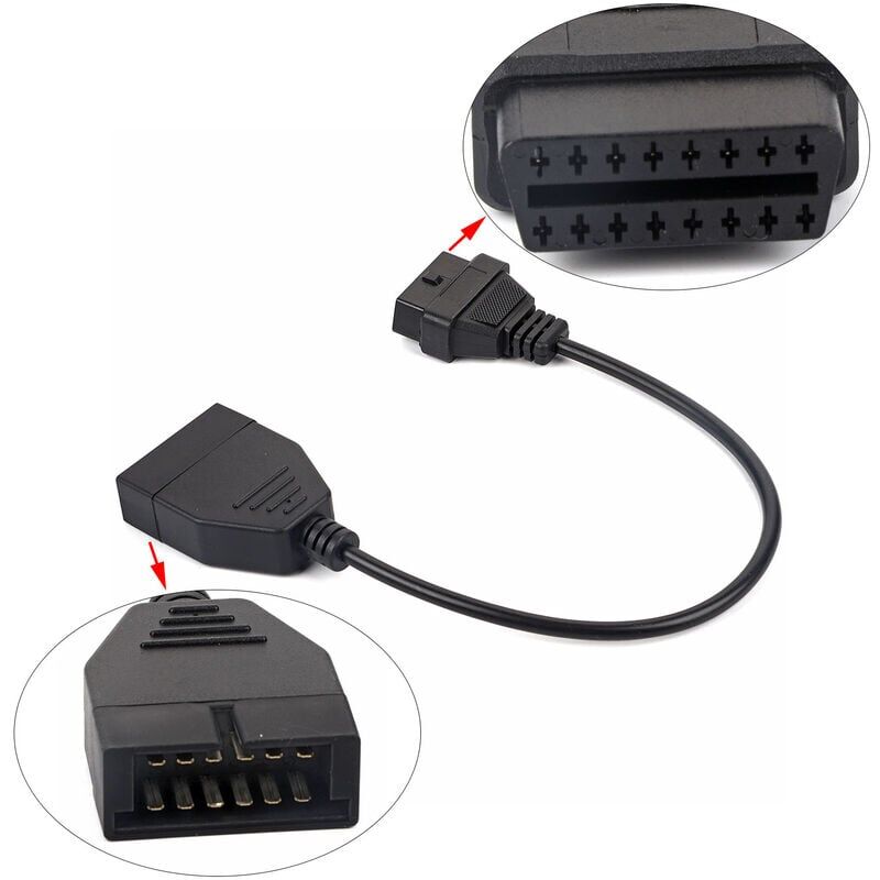 foto del prodotto cavo adattatore per strumento diagnostico gm obd1 da 12 pin a obd2 da 16 pin