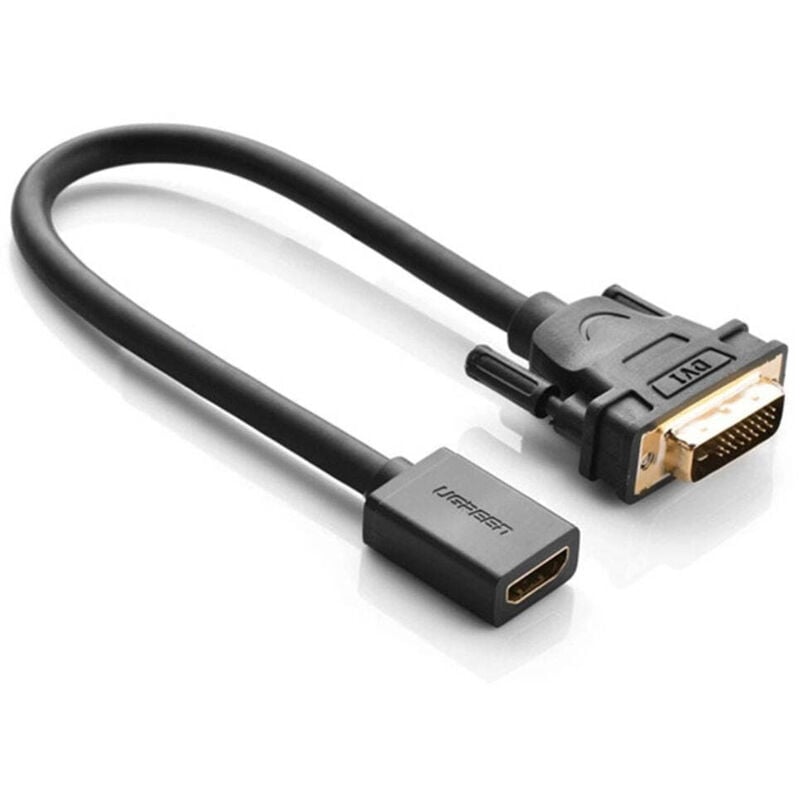 foto del prodotto cavo adattatore ugreen dvi maschio a hdmi femmina 015 m nero