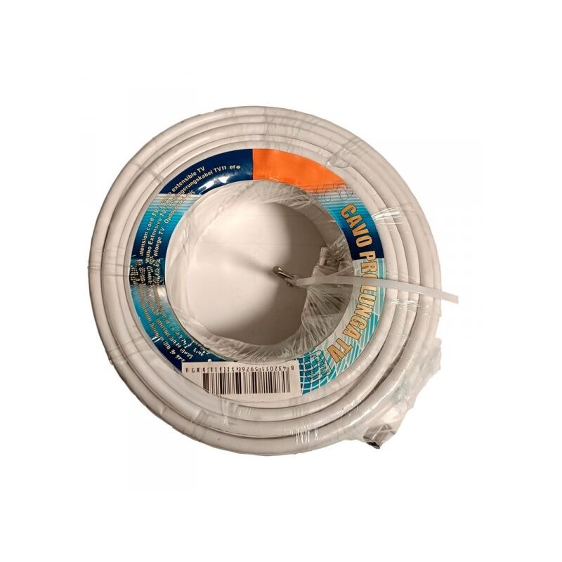 foto del prodotto cavo antenna tv coassiale maschio femmina 20 metri