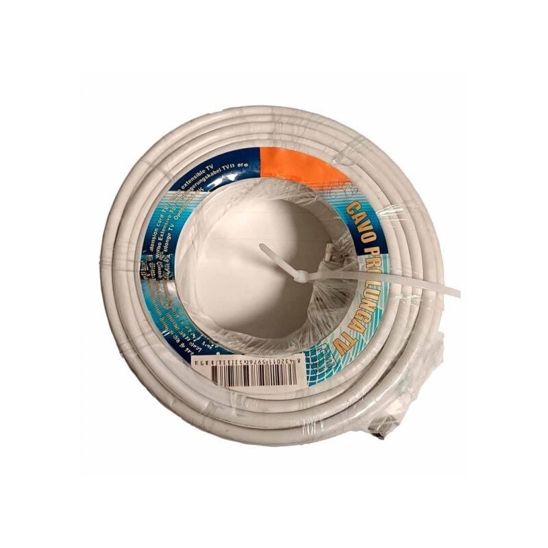 foto del prodotto cavo antenna tv coassiale maschio femmina 25 metri