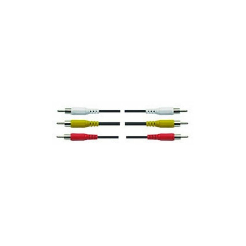 foto del prodotto cavo audio 3x rca m m 3m
