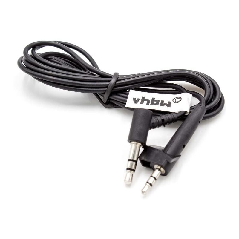 foto del prodotto cavo audio aux con connettore jack da 3,5mm compatibile con bose ae2, ae2i cuffie, 120cm vhbw