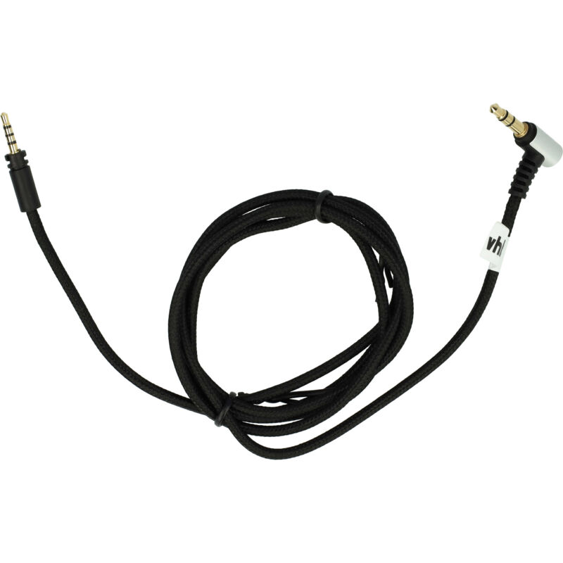 foto del prodotto cavo audio aux sostituisce sennheiser 564549 per cuffie con jack da 3,5 mm, 120 cm, nero vhbw