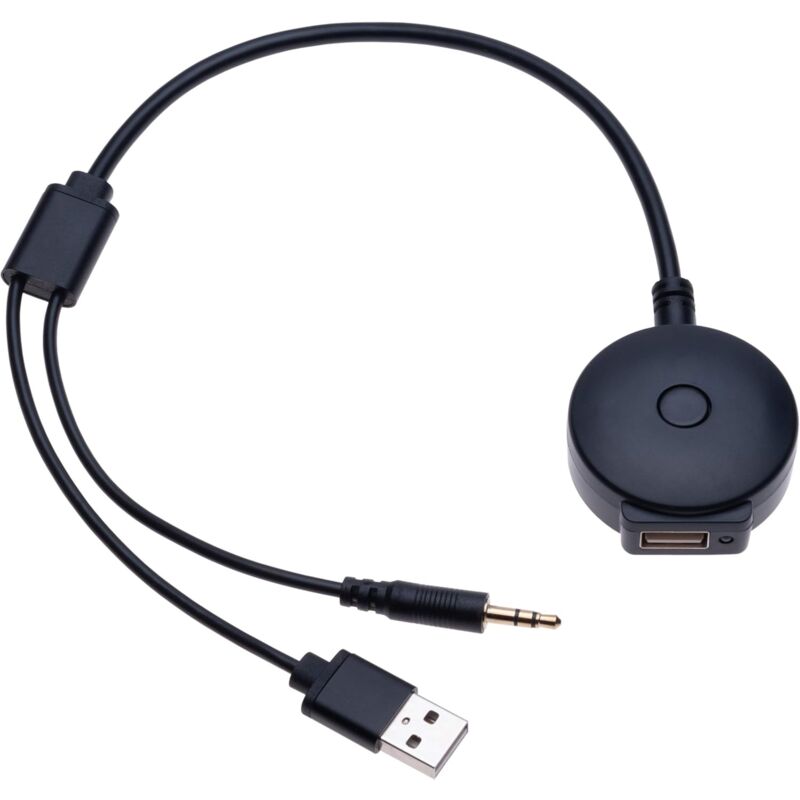 foto del prodotto cavo audio bluetooth universale per auto adattatore interfaccia musicale usb aux da 3,5 mm compatibile con bmw serie 1, 2, 3, 3, 5, 6, 7, x1 x3 x4 x5