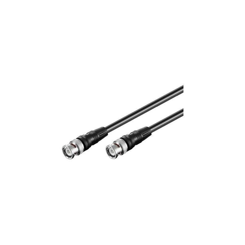 foto del prodotto cavo audio e video connettori bnc maschi, 2 m wentronic