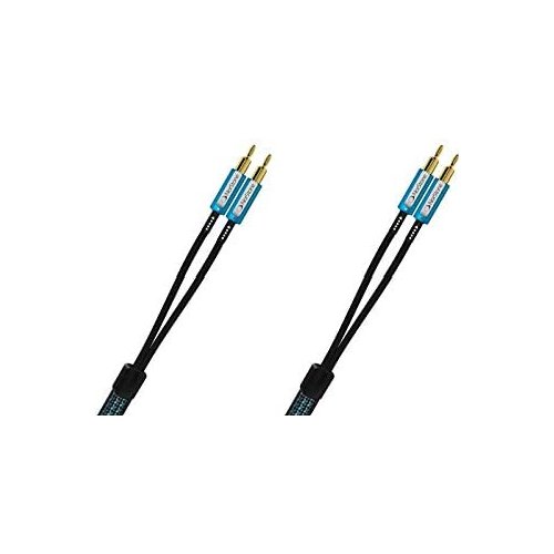 foto del prodotto cavo audio skye mc 300 black e blue 3m