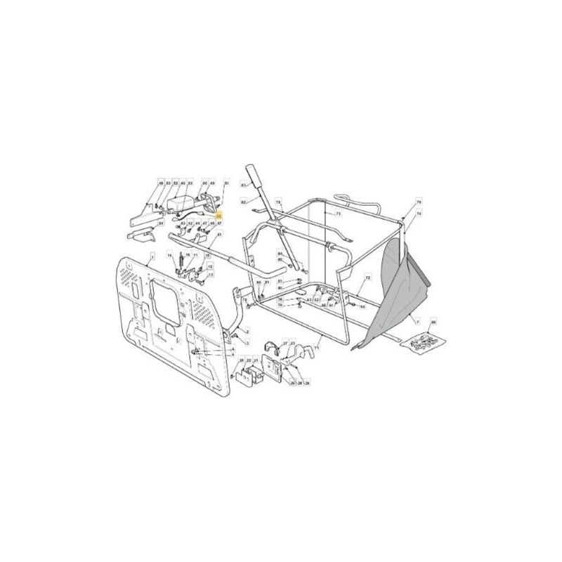foto del prodotto cavo collegamento sollevamento sacco elettrico originale stiga 125065030 0