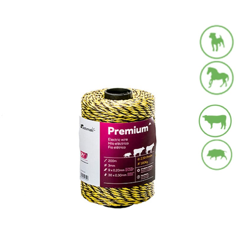 foto del prodotto cavo conduttore 3mm 200m pastormatic