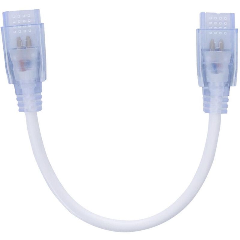 foto del prodotto cavo connettore striscia led senza raddrizzatore 220v ac smd cob ip65 larga 12mm bianco