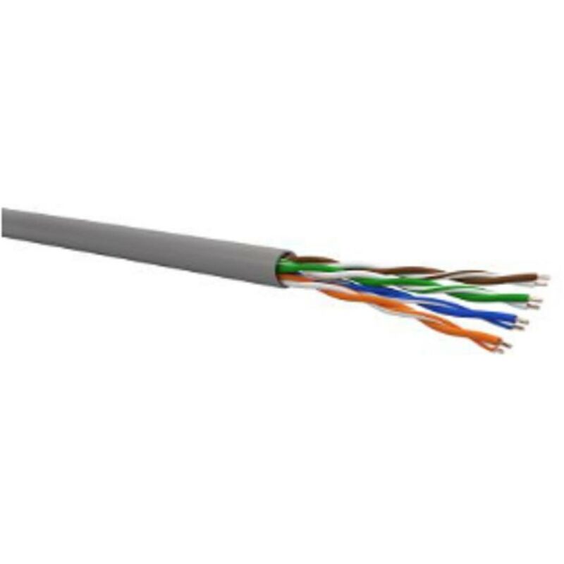 foto del prodotto cavo cpr6747 c5e u utp awg26 7 pvc flex 100 mt 0502217grma0100 qubix