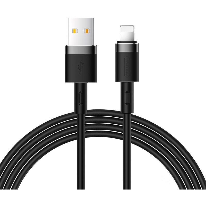 foto del prodotto cavo dati in silicone liquido joyroom n2 usb a lightning 2,4 a 1,2 m nero