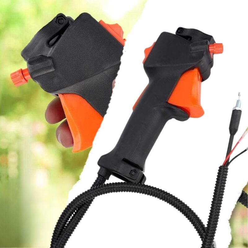 foto del prodotto cavo dell acceleratore dell interruttore della maniglia del decespugliatore adatto per accessori per tosaerba. a 