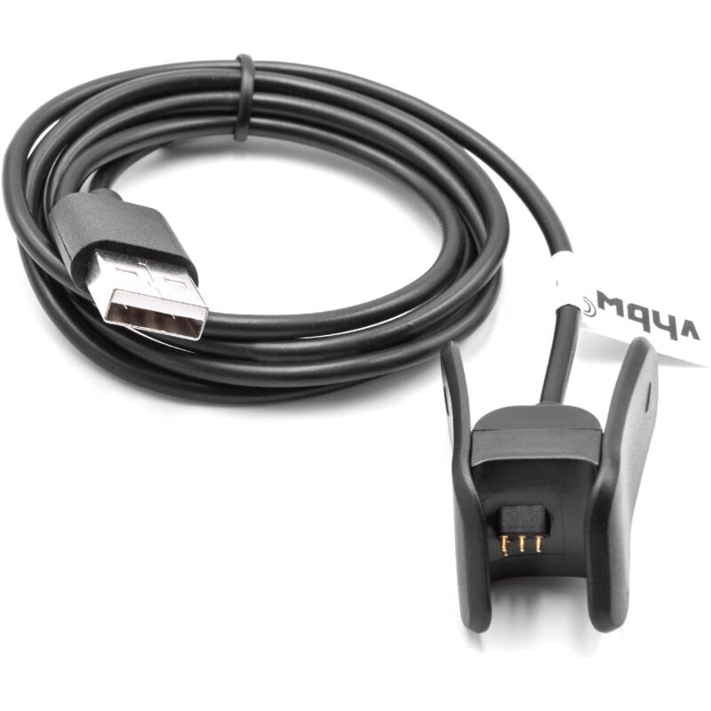 foto del prodotto cavo di alimentazione 94cm stazione di ricarica compatibile con garmin vivosmart 4 smartwatch fitness tracker nero vhbw