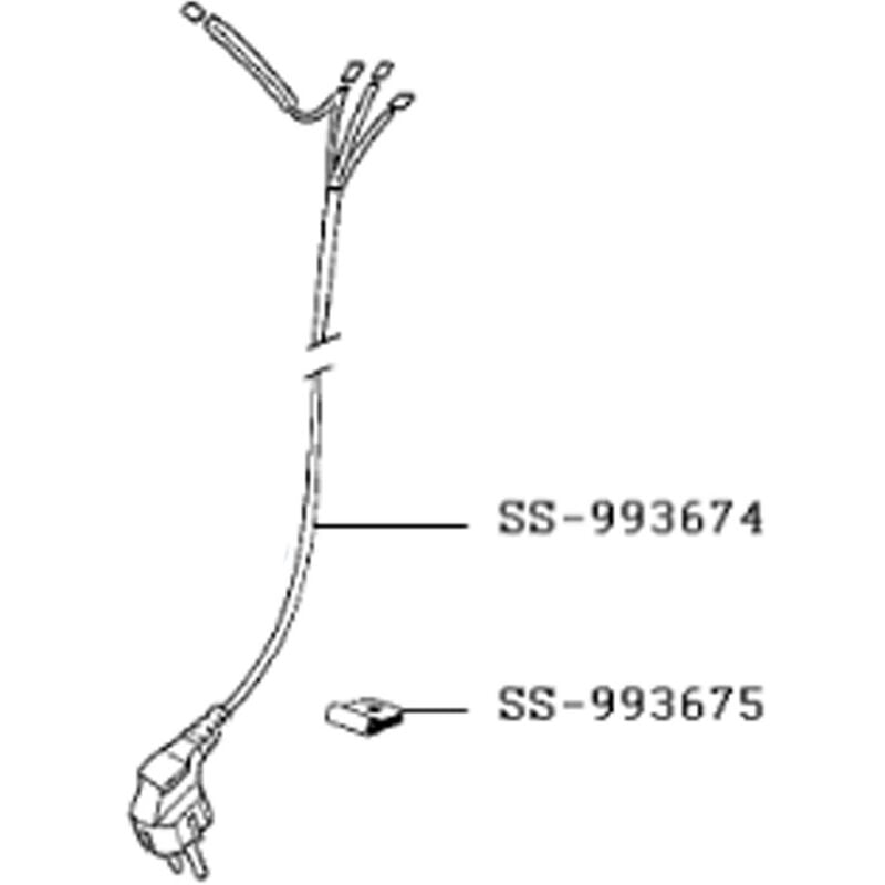 foto del prodotto cavo di alimentazione codice ss 993674 friggitrice moulinex 329219