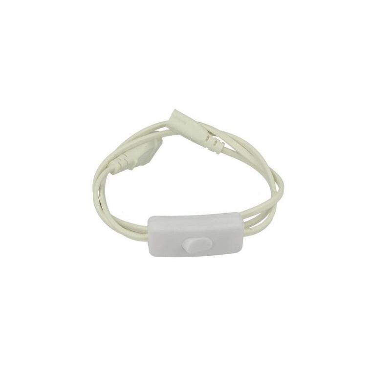 foto del prodotto cavo di alimentazione con interruttore presa standard euro spina maschio per plafoniera tubo led t5 all in one con filo lunga 1 metro
