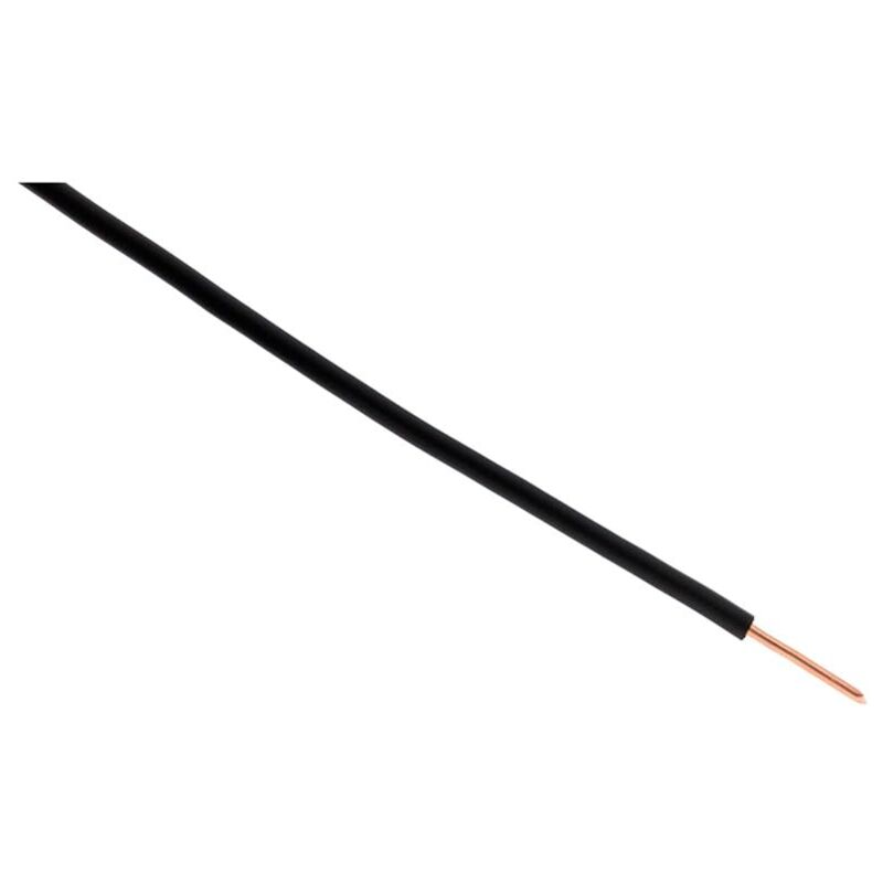 foto del prodotto cavo di alimentazione h07v u, 1,5 mm , 5 m, colore nero zenitech