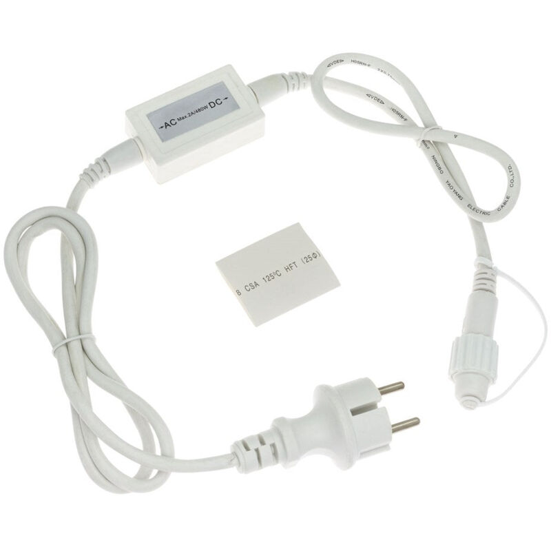 foto del prodotto cavo di alimentazione pml, 1,5 m, con ac dc per catena mxl maxiled -bianco