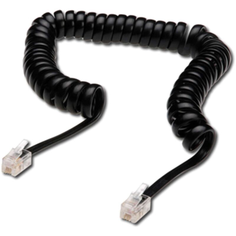 foto del prodotto cavo di connessione cornetta telefonica 60cm ak117002 