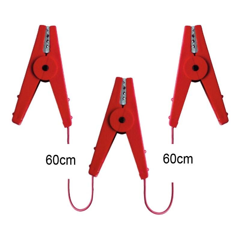 foto del prodotto cavo di connessione triplo in acciaio inox 2x60 cm