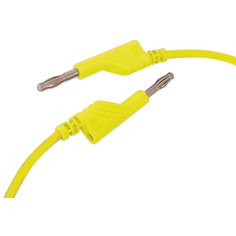 foto del prodotto cavo di misura 4mm 50cm giallo mln sil 1 