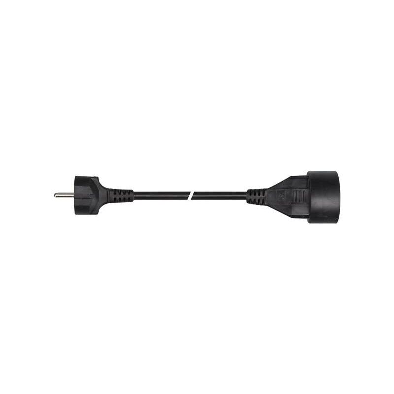 foto del prodotto cavo di prolunga 10 m nero 3g1,5 presa francese