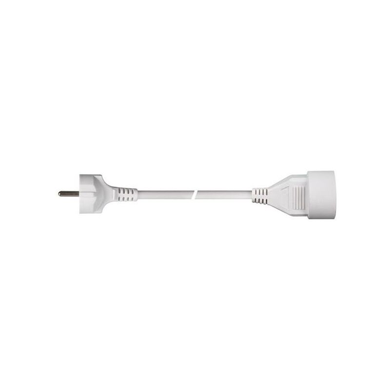 foto del prodotto cavo di prolunga 5 m bianco 3g1.5 presa francese