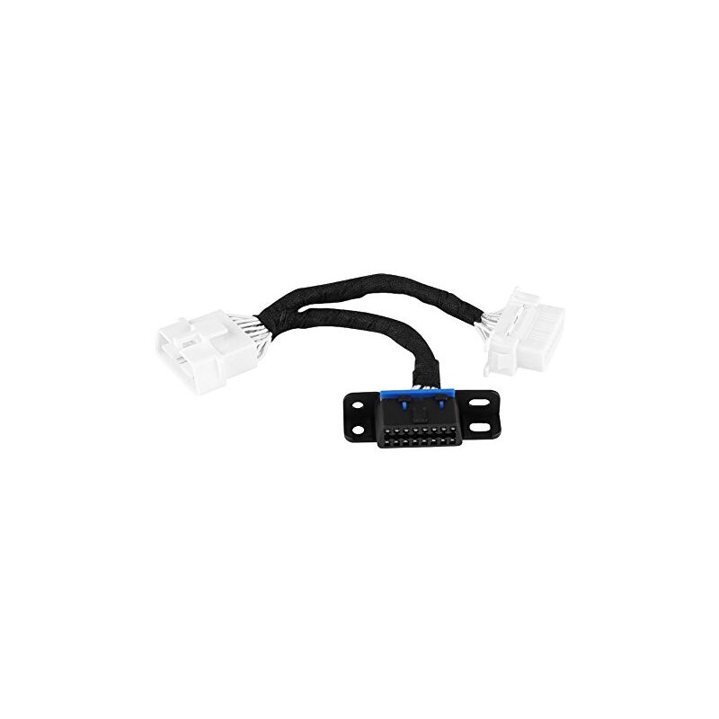 foto del prodotto cavo di prolunga adattatore splitter kimiss obd2 da 16 pin maschio a doppia femmina zoternen