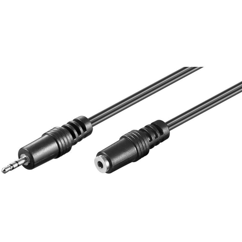 foto del prodotto cavo di prolunga audio aux, 2,5 mm stereo, spina 2,5 mm 3 pin, stereo presa 2,5 mm 3 pin, stereo . lunghezza del cavo 2 m