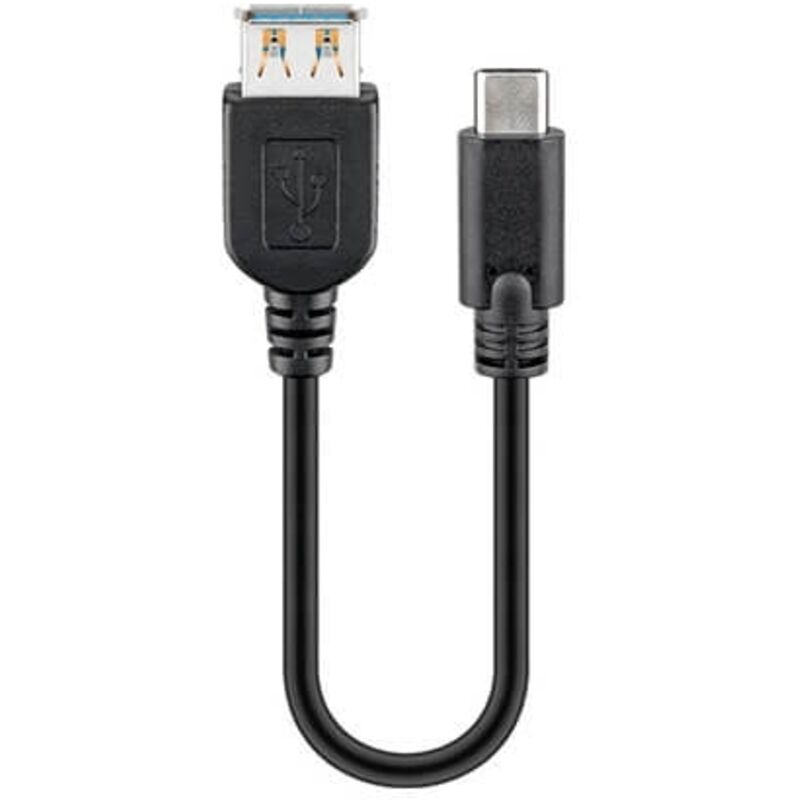 foto del prodotto cavo di prolunga da usb c a usb a 3.0 per la sincronizzazione e la ricarica super speed, presa usb 3.0 tipo a spina usb c . lunghezza del cavo 0.2