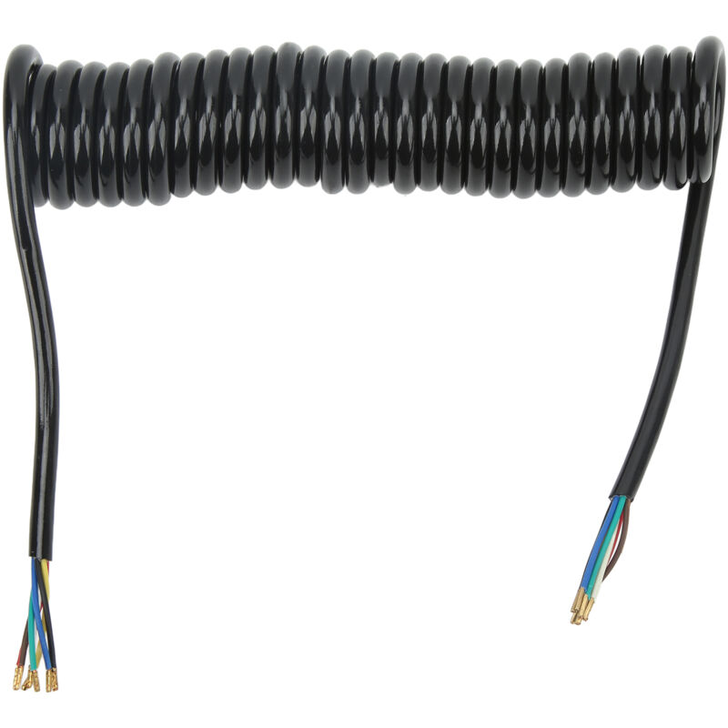 foto del prodotto cavo di prolunga per rimorchio a spirale 12,8 piedi 20 awg 7 core cavo di prolunga per rimorchio in rame poliuretanico per carro attrezzi rv eosnow
