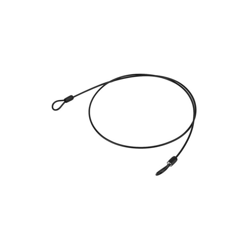foto del prodotto cavo di sicurezza per bici in acciaio inossidabile con anello cavo di sicurezza in acciaio lucchetto con anello lucchetto con asola per bici