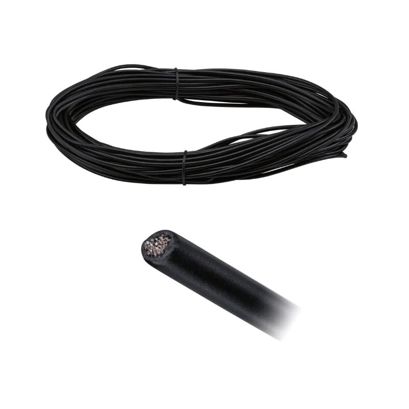 foto del prodotto cavo di tensione paulmann 2.5mm2 da 20m nero 94593