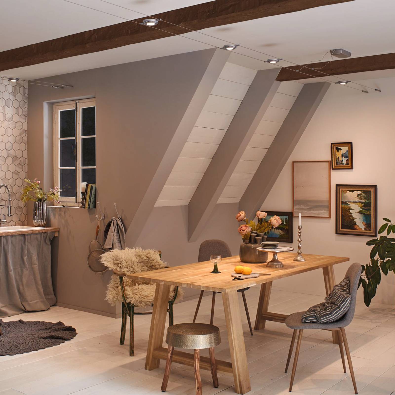 foto del prodotto cavo di tensione paulmann corduo, 20 m, trasparente, sistema di illuminazione a