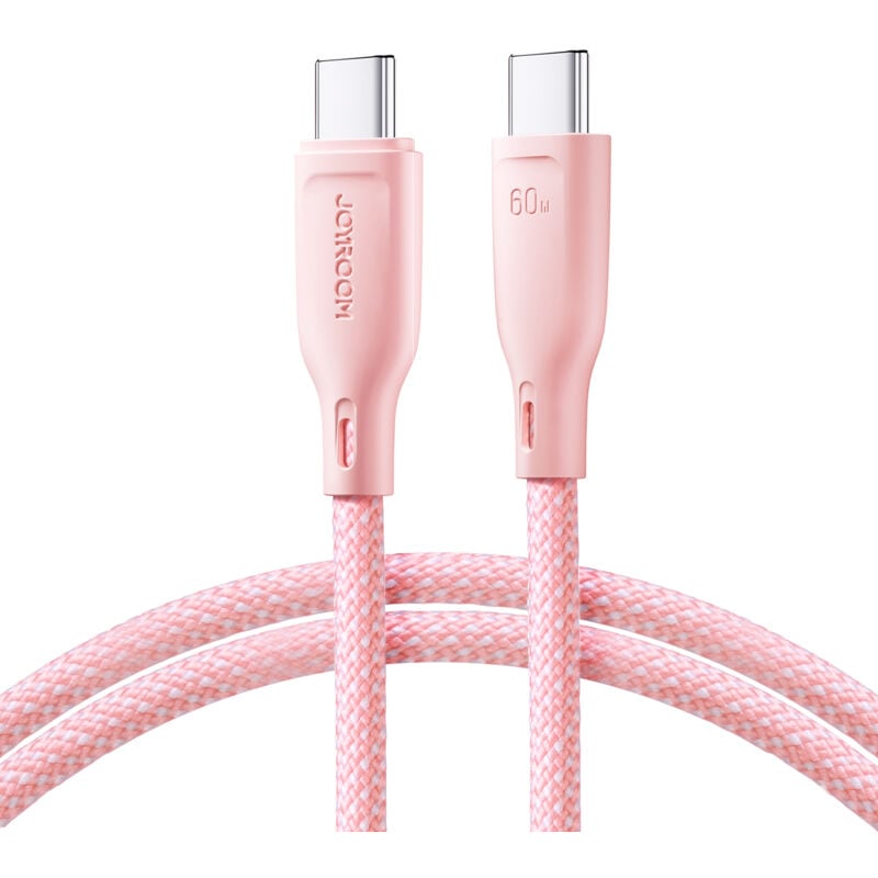 foto del prodotto cavo di trasferimento rapido usb c 60w serie multicolore 1 m rosa