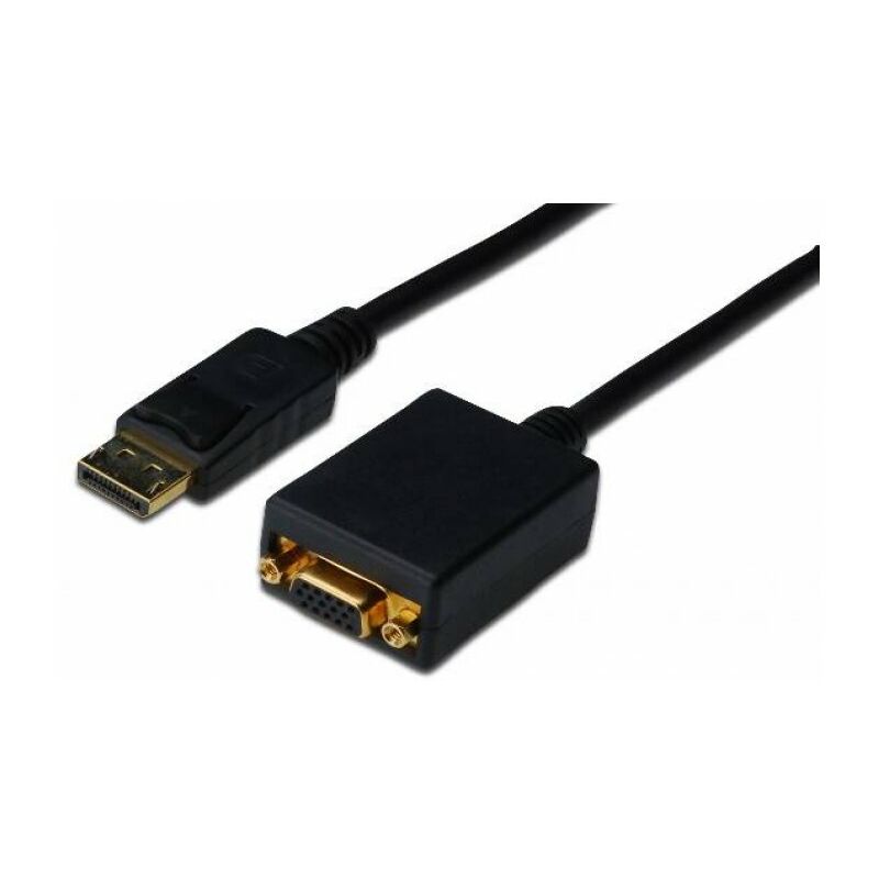 foto del prodotto cavo display port dp vga 15cm. ak340400001s 