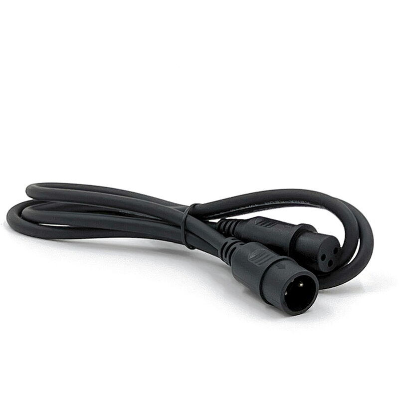 foto del prodotto cavo dmx xlr maschio femmina 3 poli 1mt nero wisdom