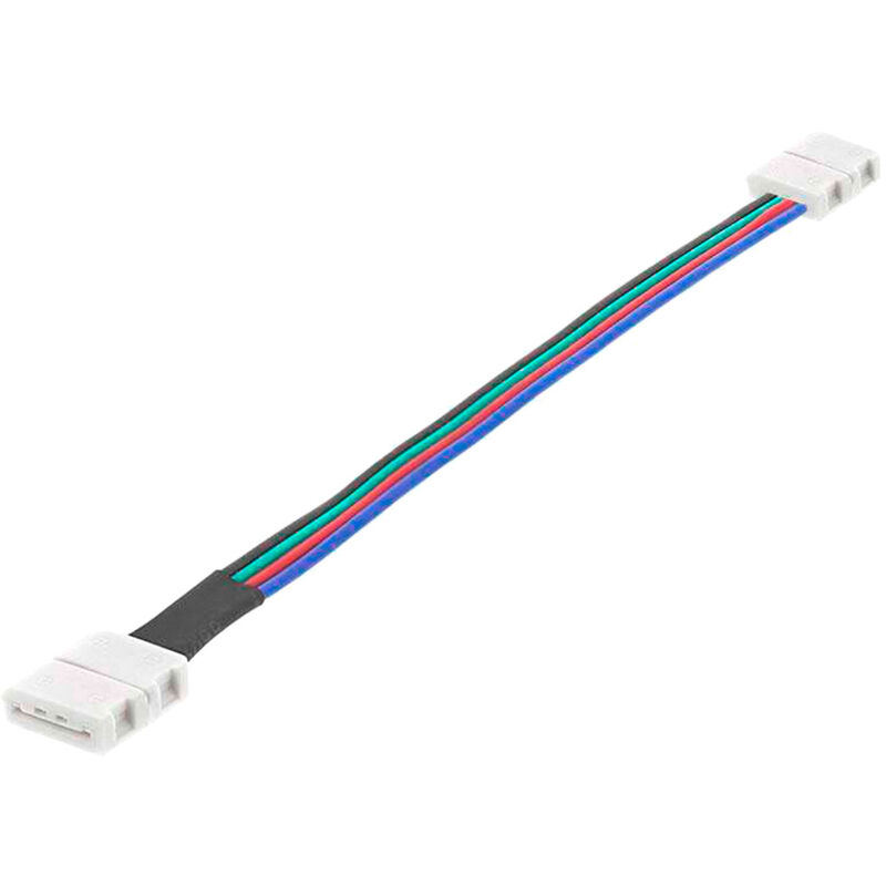 foto del prodotto cavo doppio connettore rapido striscia led 12v rgb 10mm smd5050