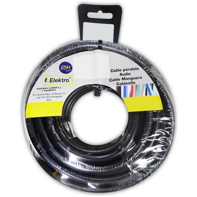 foto del prodotto cavo edm 28491 nero 4 mm 4 x 1,5 mm 15 m