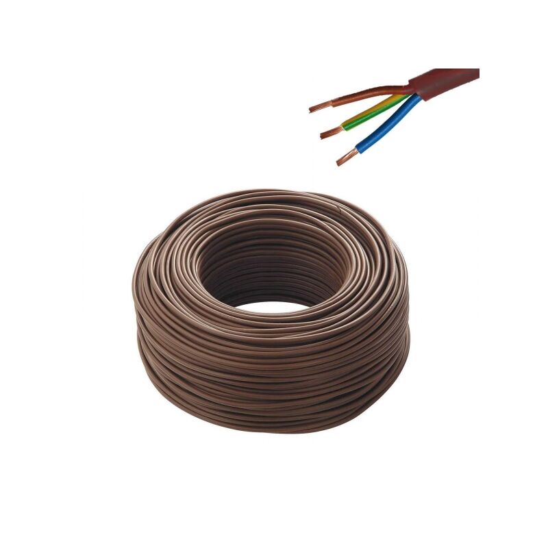 foto del prodotto cavo elettrico antifiamma gommato marrone 5x2,5mmq fror