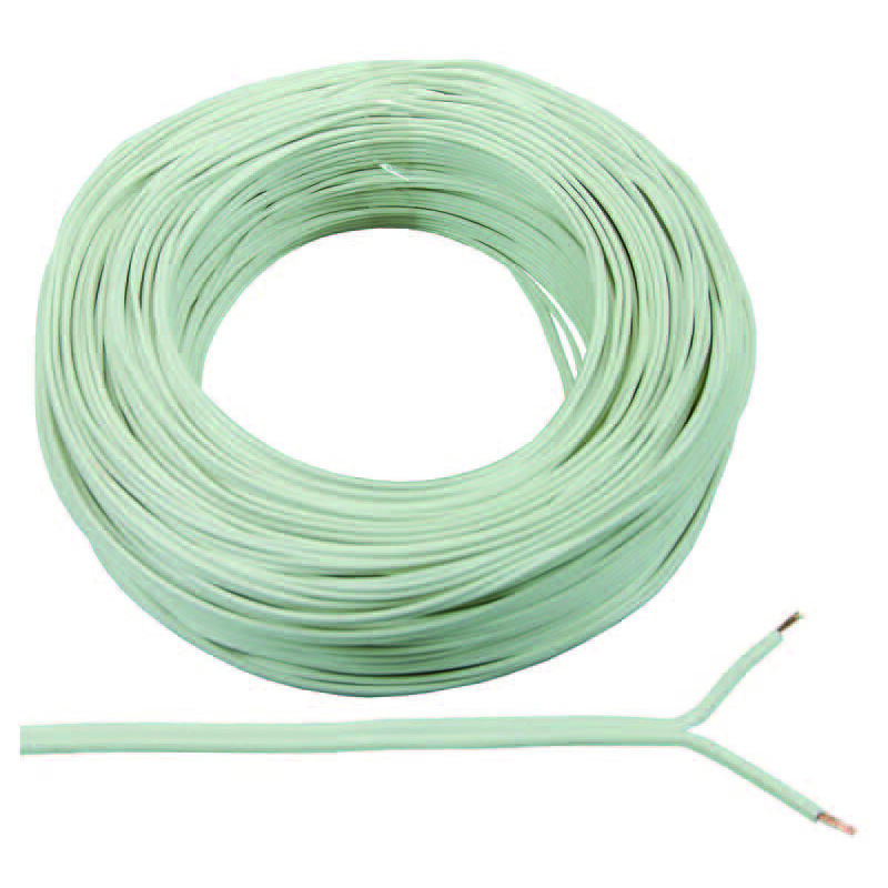 foto del prodotto cavo elettrico bipolare piattina costa stretta bianco 2x mmq.0,50 colore bianco