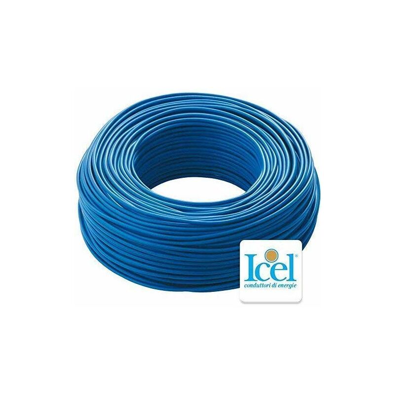 foto del prodotto cavo elettrico fs17, unipolare isolante, impianti elettrici, case, imprese edili, 450 750 v, 1 x 6 mm, blu