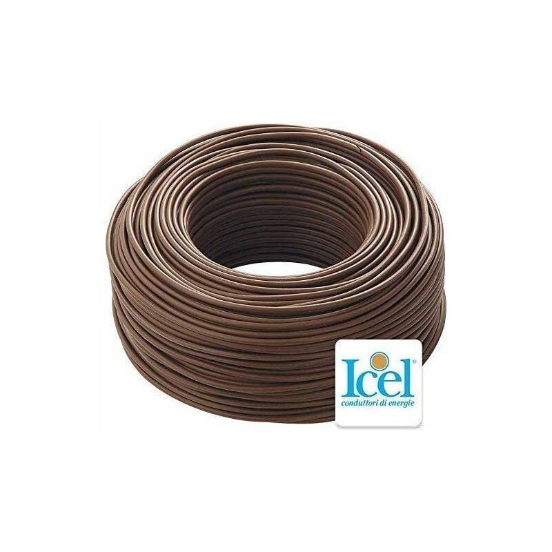 foto del prodotto cavo elettrico fs17, unipolare isolante, impianti elettrici, case, imprese edili, 450 750 v, 1 x 6 mm, marrone