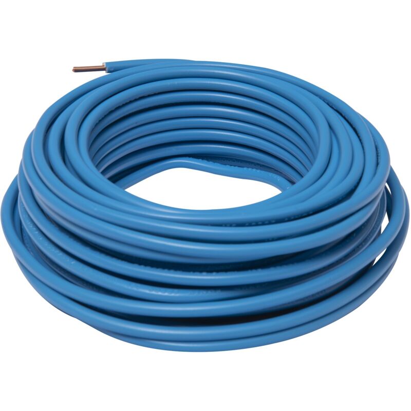 foto del prodotto cavo elettrico ho7v u 2,5mm2 blu 10m