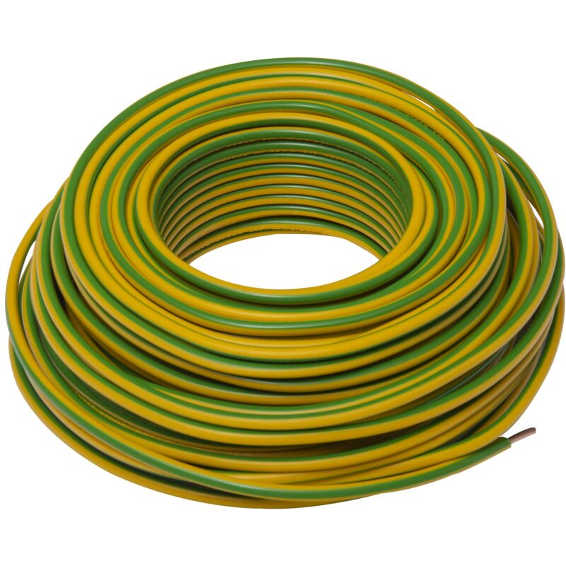 foto del prodotto cavo elettrico ho7v u 2,5mm2 verde giallo 25m
