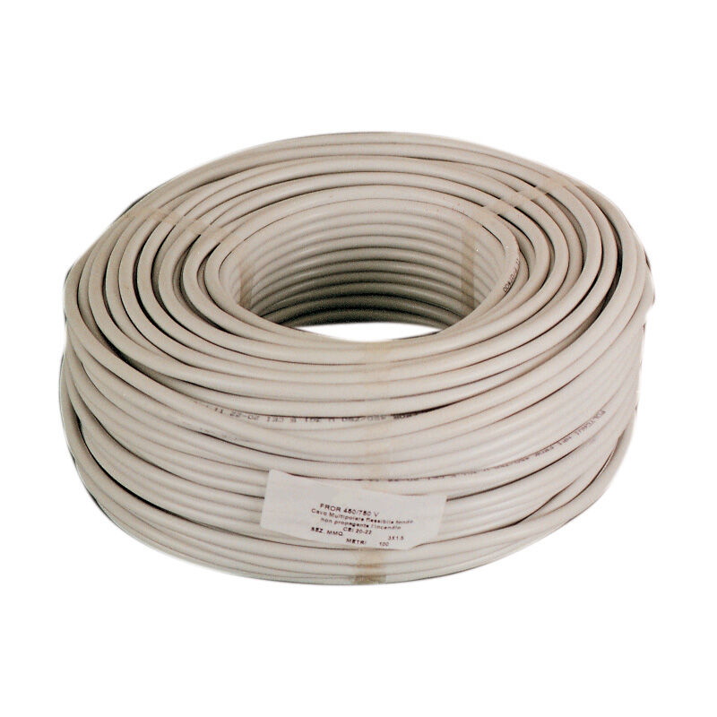foto del prodotto cavo elettrico sez. 3x1 bianco h05vv f