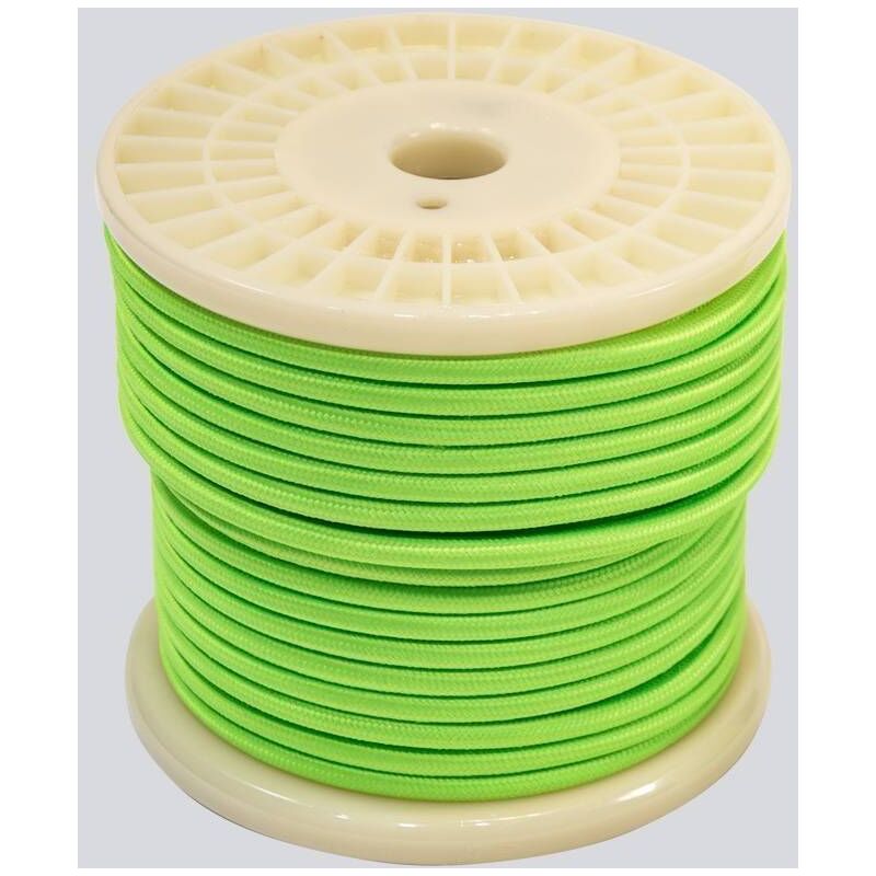 foto del prodotto cavo elettrico tessile decorativo 2x0,75 colori fluorescenti